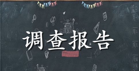 实用的市场调查报告模板锦集十篇