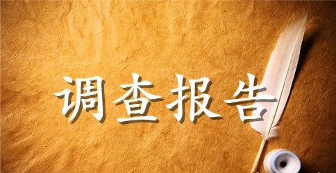 实用的市场调查报告合集8篇