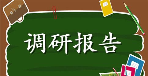 市场调研报告