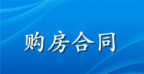 二手房购房合同范本实用版