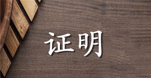 工作收入证明范文