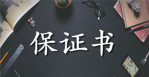 企业保证书范文3篇