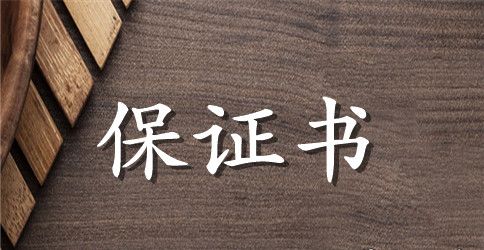 有关写给老婆的保证书