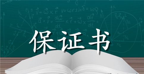 个人工作保证书范文【三篇】