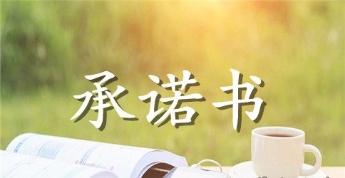 诚信承诺书模板九篇