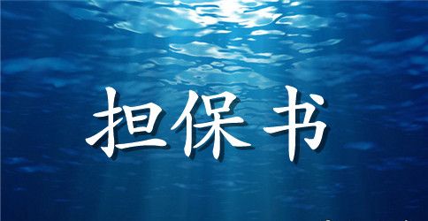 质量担保书范文