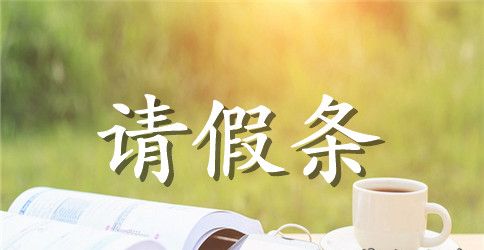 姐姐结婚学生请假条