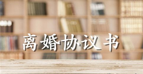 老年离婚协议书范本