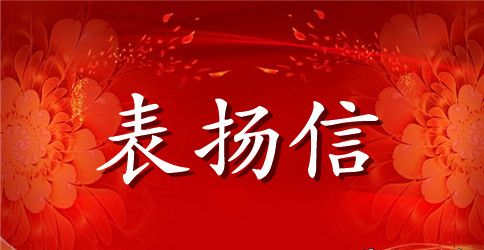 公司企业表扬信集合6篇