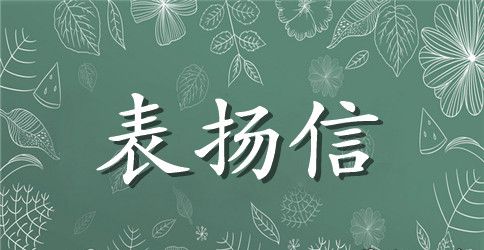 表扬信范文格式